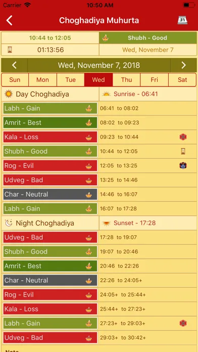 Hindu Calendar - Drik Panchang 스크린샷