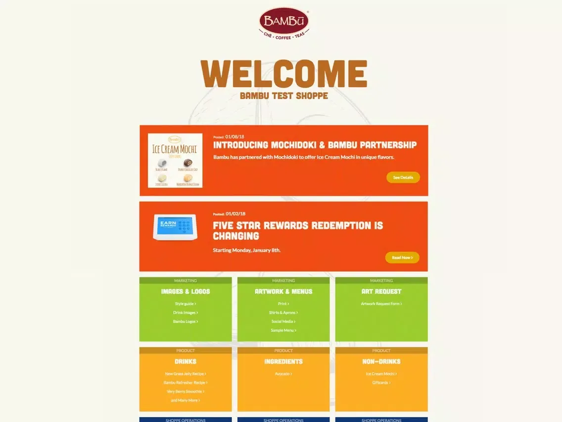 Bambu Resource Center iPad  Screenshots