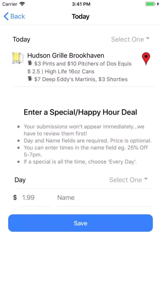 Zrzuty ekranu DrinkGrab: Share Happy Hours