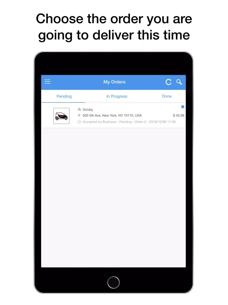 Shoply Driver iPad  Screenshots