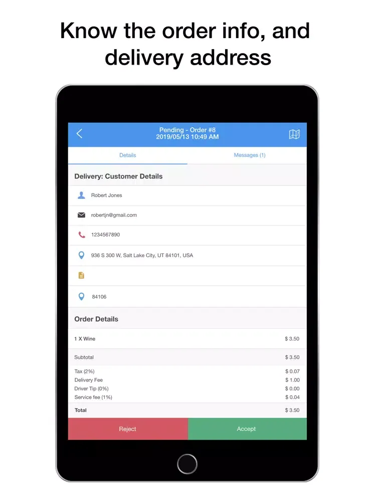 Shoply Driver iPad  Screenshots