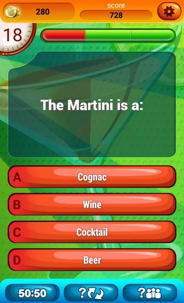 Drinks & Cocktails Trivia Quiz Screenshots