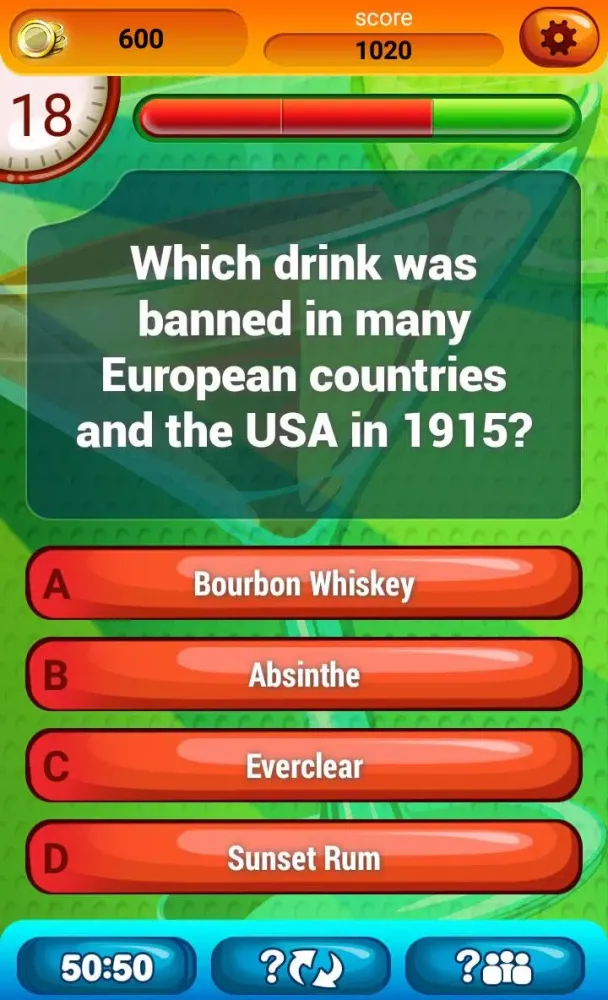 Drinks & Cocktails Trivia Quiz Screenshots
