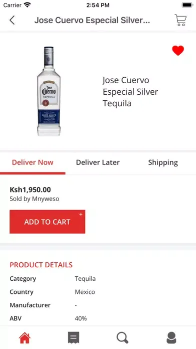 Capturas de tela do Drinks Zetu: Alcohol delivery