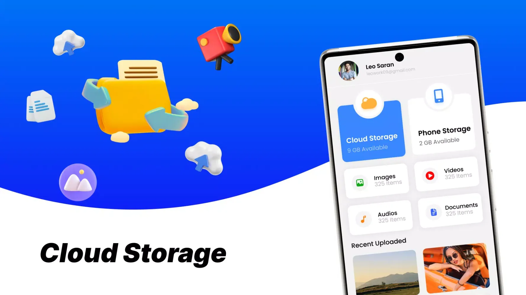 تصاویر Cloud storage - Drive backup