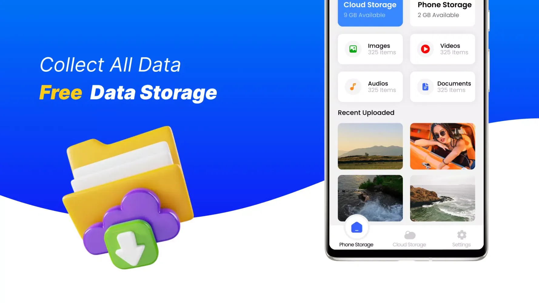 تصاویر Cloud storage - Drive backup