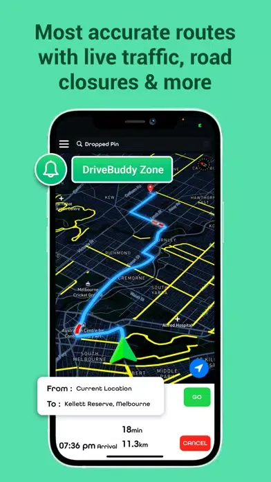 Tangkapan skrin Drivebuddy