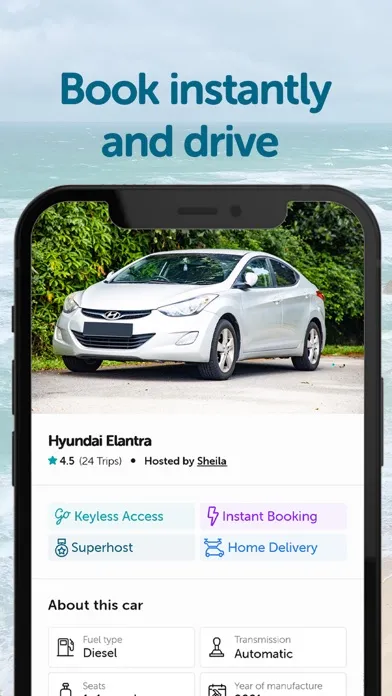 Drive mate - Share & Rent Cars应用截图
