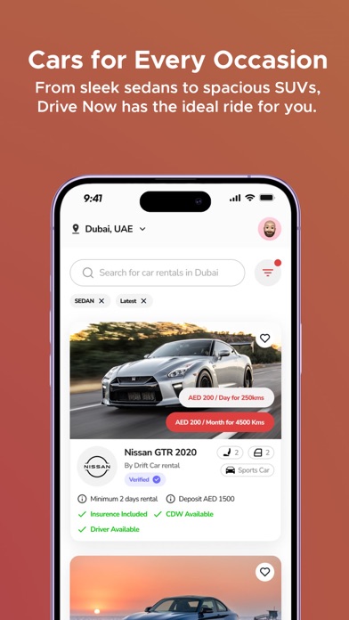 DriveNow Car Rentals应用截图