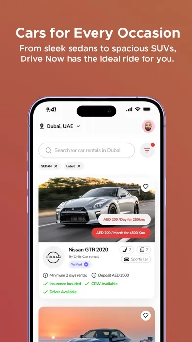 DriveNow Car Rentals スクリーンショット