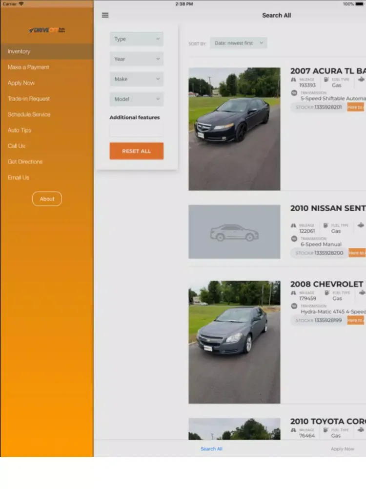 صور Drive Off Auto Sales iPad 
