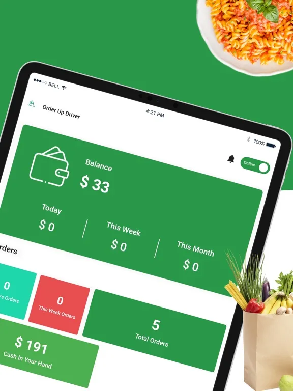 Order-Up Driver iPad 應用截圖
