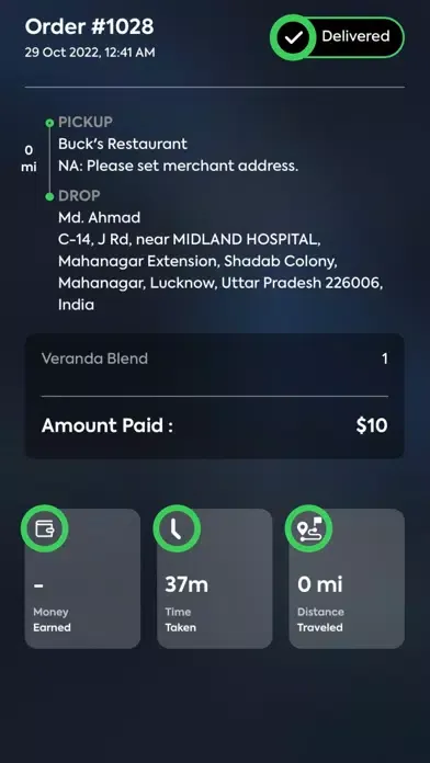 Captures d'écran de TuDomi Ya Domiciliarios
