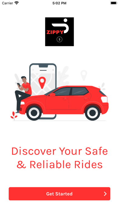 Ảnh chụp màn hình của Zippy CAB DRIVER App