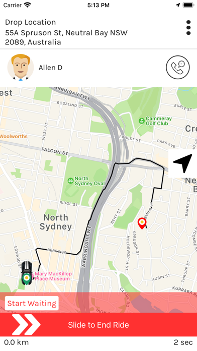 Ảnh chụp màn hình của Zippy CAB DRIVER App