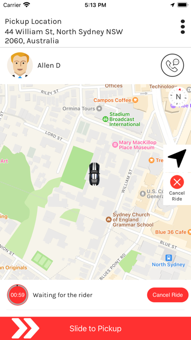 Ảnh chụp màn hình của Zippy CAB DRIVER App