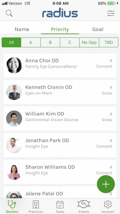 Capturas de tela do Radius by Turf Health