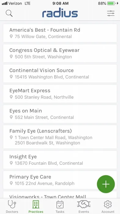 Capturas de tela do Radius by Turf Health
