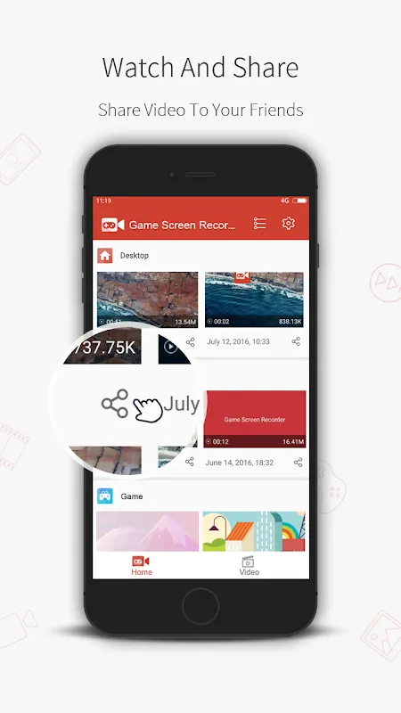 Zrzuty ekranu Game Screen Recorder