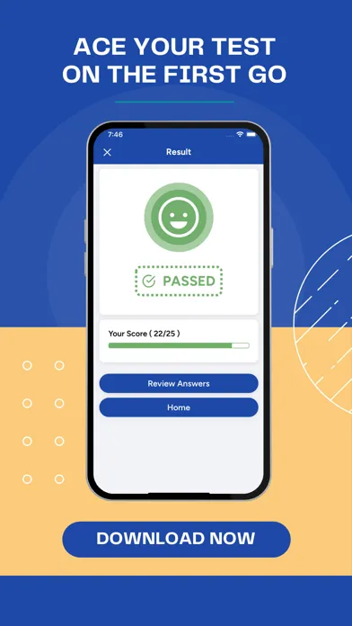 ภาพหน้าจอของ MA RMV Permit Practice Test