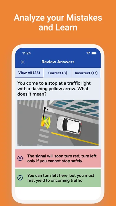 NE DMV Driver's License Test स्क्रीनशॉट