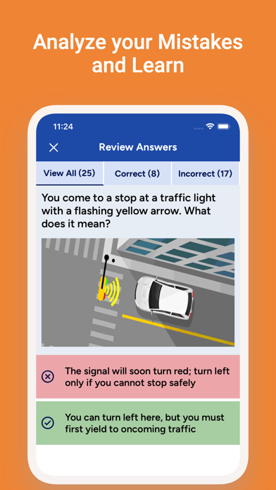 Capturas de tela do NV DMV Driver's License Test