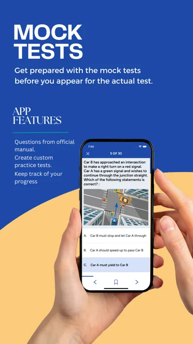 NJ MVC Permit Practice Test Screenshots