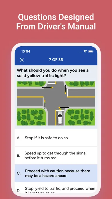 OR DMV Driver's License Test سکرین شاٹس