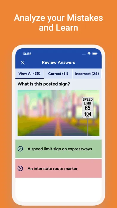 OR DMV Driver's License Test سکرین شاٹس