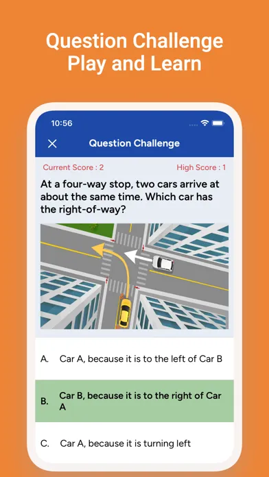 OR DMV Driver's License Test سکرین شاٹس