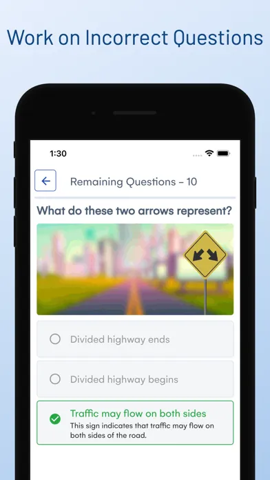 Скриншоты Arkansas DMV Drivers Test Prep