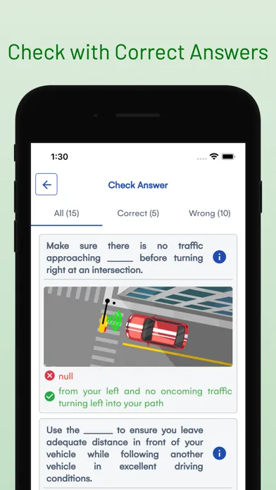 Скриншоты Arkansas DMV Drivers Test Prep