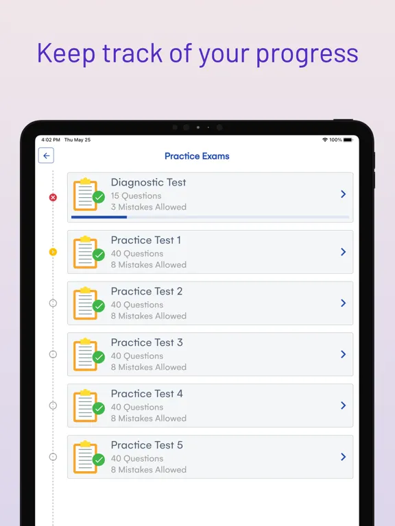 Delaware DMV Drivers Test Prep iPad  スクリーンショット