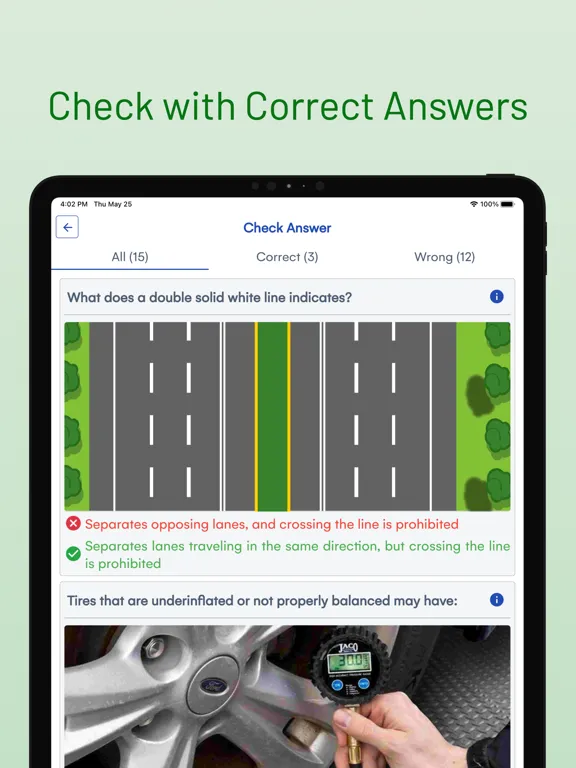 Delaware DMV Drivers Test Prep iPad  スクリーンショット
