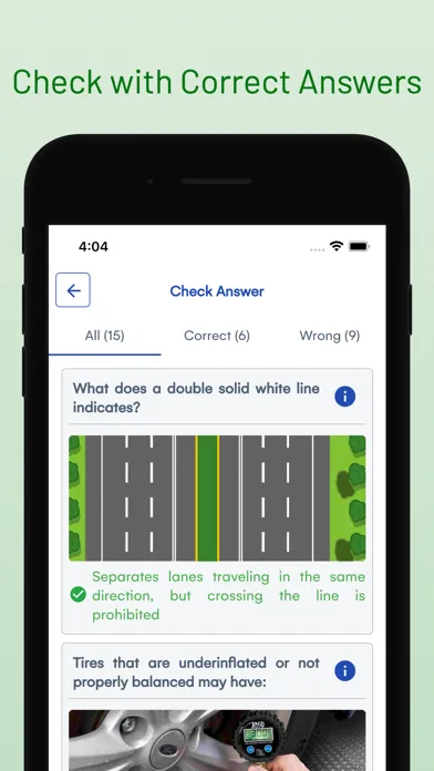 Delaware DMV Drivers Test Prep スクリーンショット