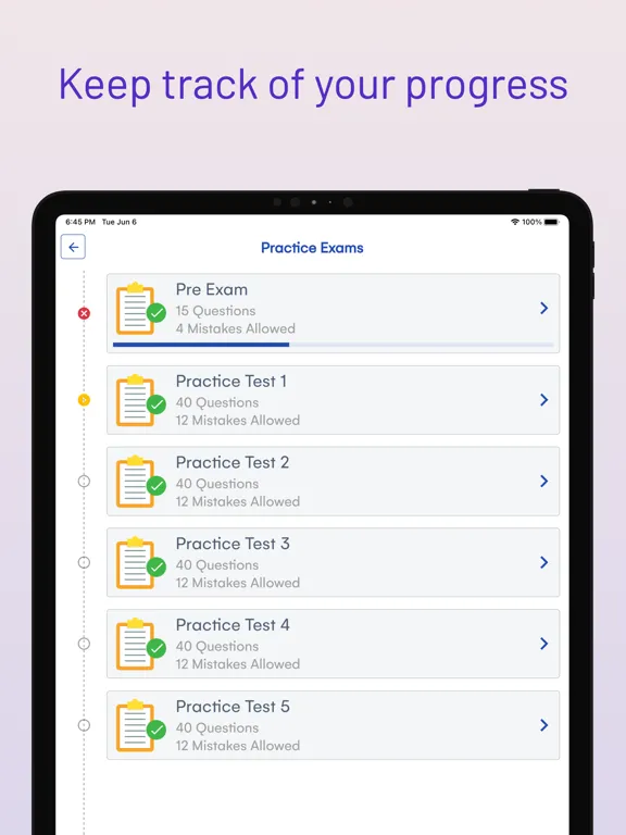 Zrzuty ekranu Michigan DMV Driver Test Prep iPad 