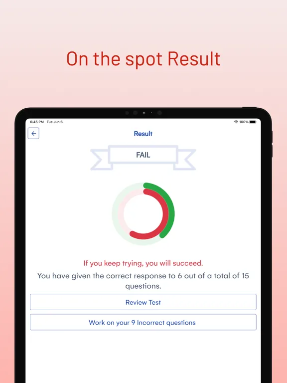 Zrzuty ekranu Michigan DMV Driver Test Prep iPad 