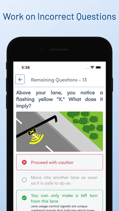 Ảnh chụp màn hình của Minnesota DVS Driver Prep Test