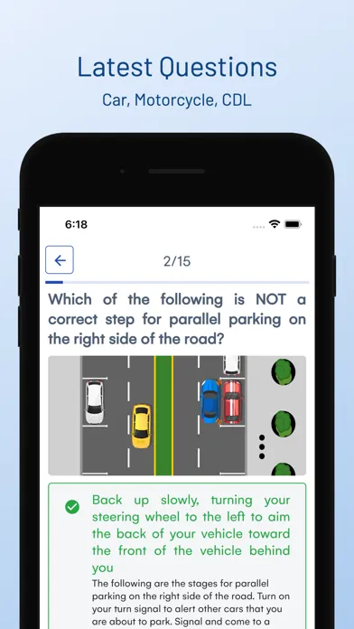 ND DOT Drivers Permit Test スクリーンショット
