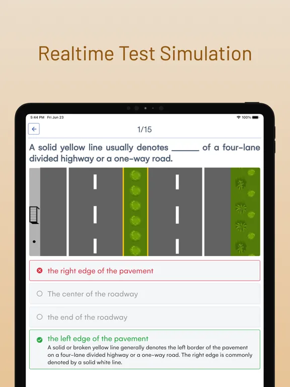 Texas DMV Drivers Permit Test iPad  Ekran Görüntüleri