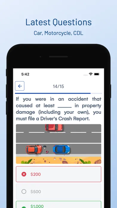 Texas DMV Drivers Permit Test Ekran Görüntüleri