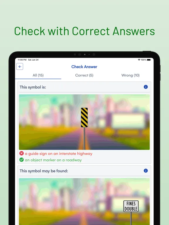 Captures d'écran de Virginia DMV Driver Test Prep iPad 