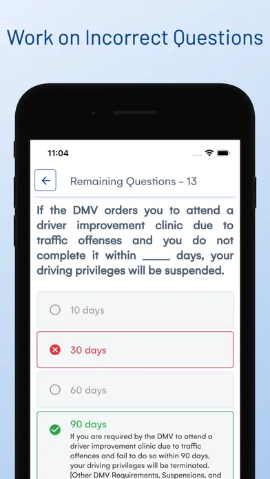 Captures d'écran de Virginia DMV Driver Test Prep