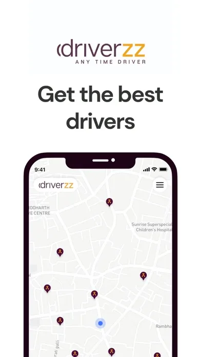 Tangkapan layar Driverzz - Any time Driver