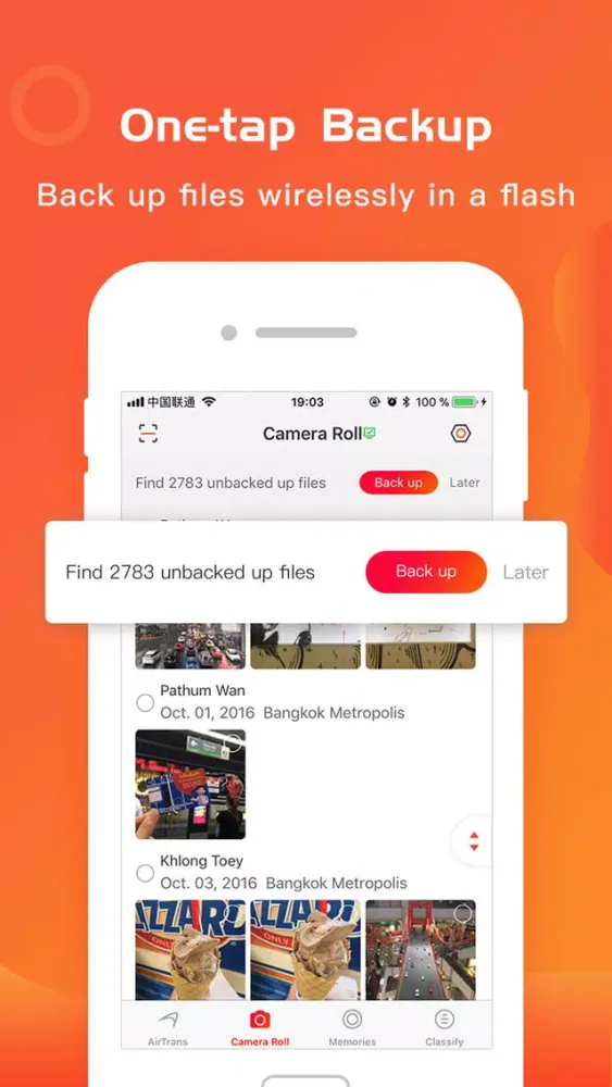 Ảnh chụp màn hình của AirTrans - Transfer & sharing