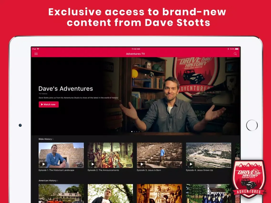 Capturas de tela do Drive Thru History Adventures iPad 