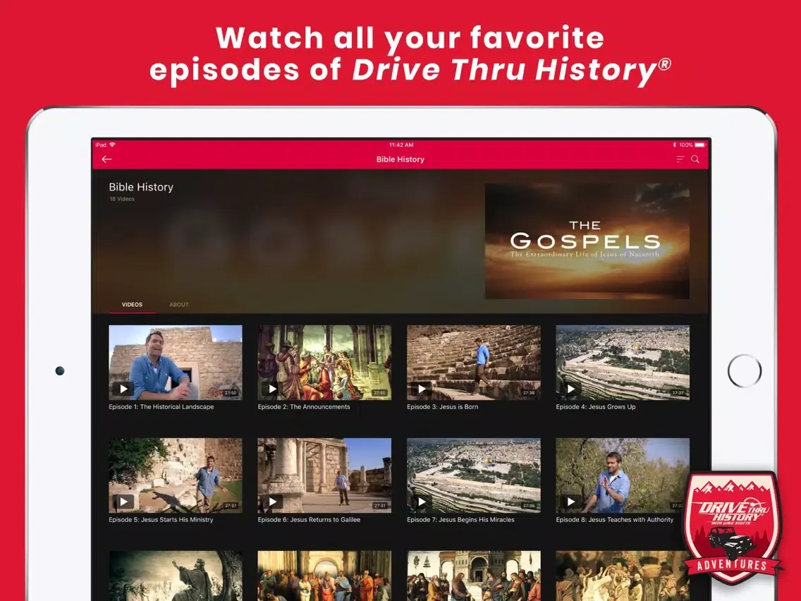 Capturas de tela do Drive Thru History Adventures iPad 