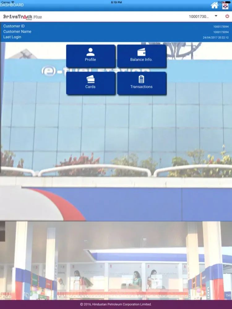 Скриншоты DriveTrack Plus - HPCL iPad 