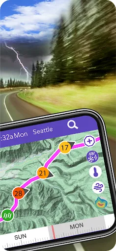 Capturas de pantalla de Drive Weather