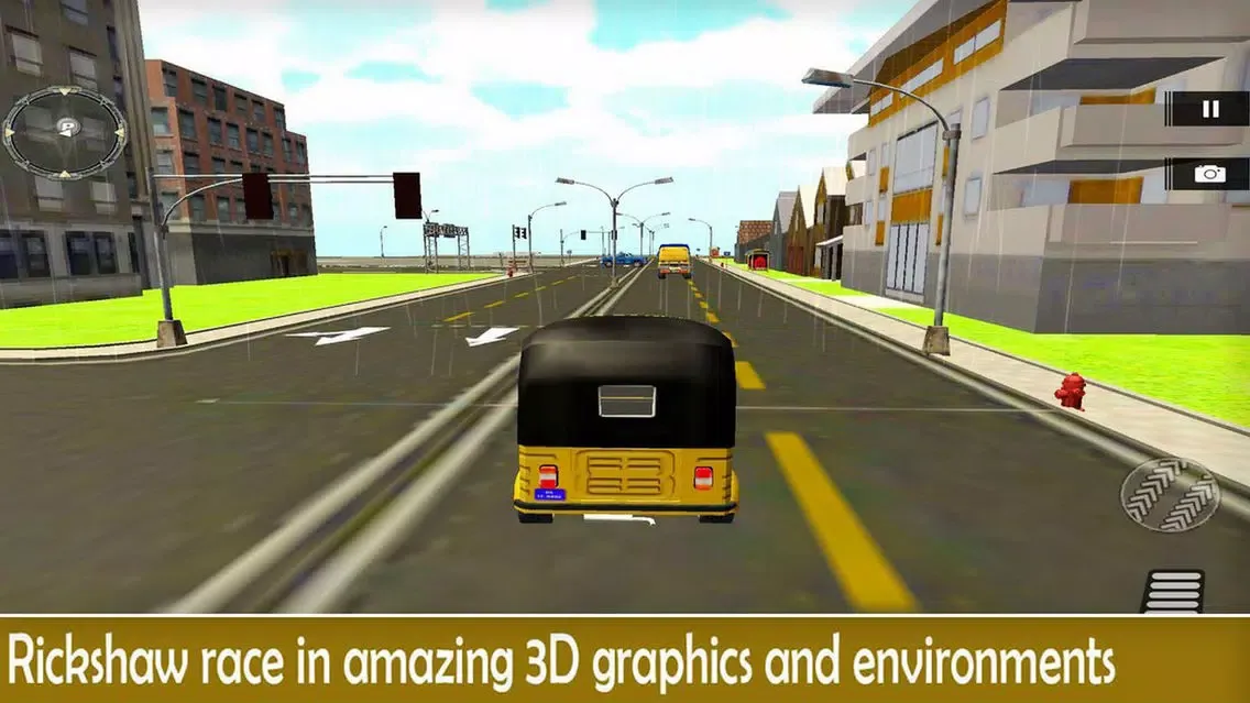 Driver Rikshaw City Sim Ekran Görüntüleri